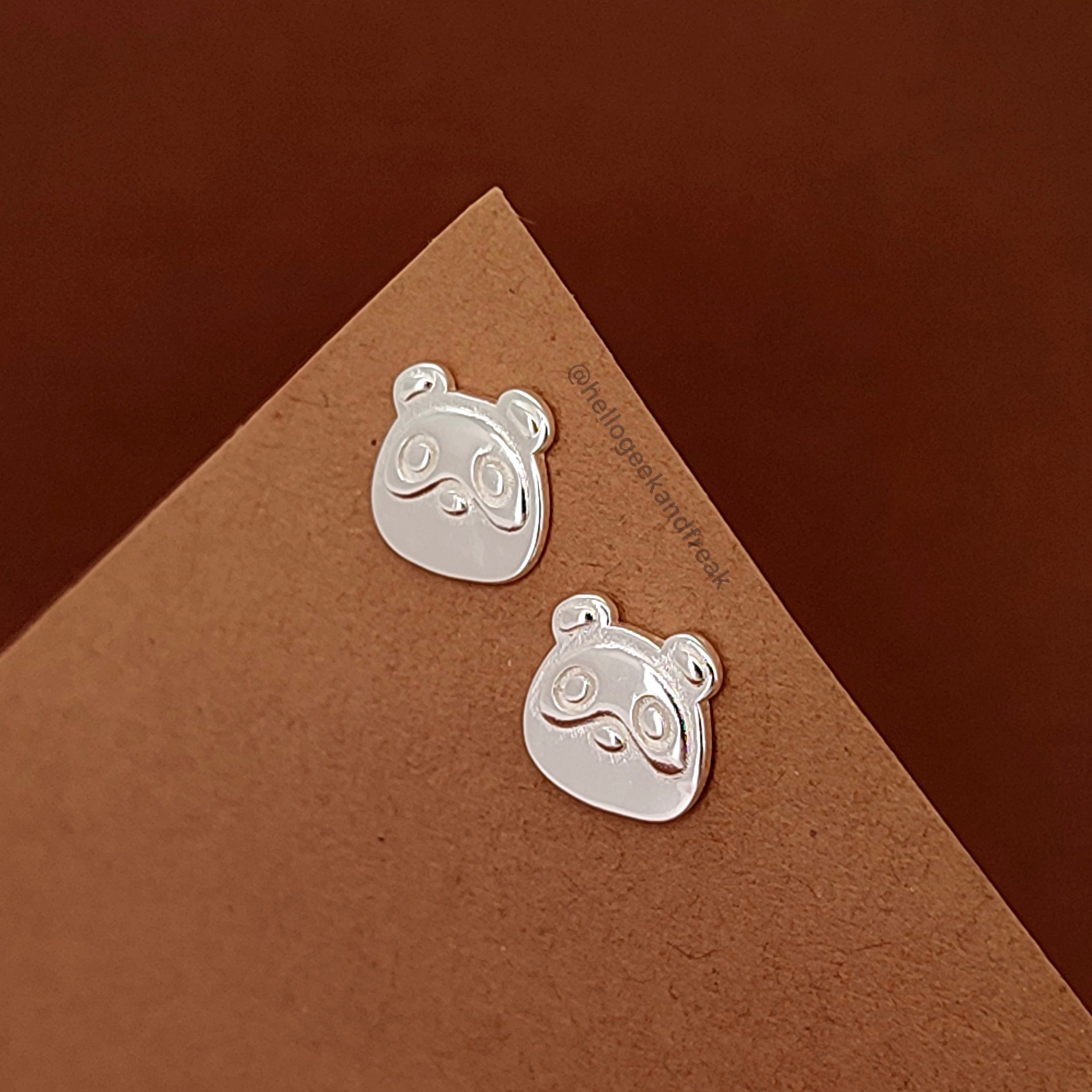 Pendientes Tanuki Isleño