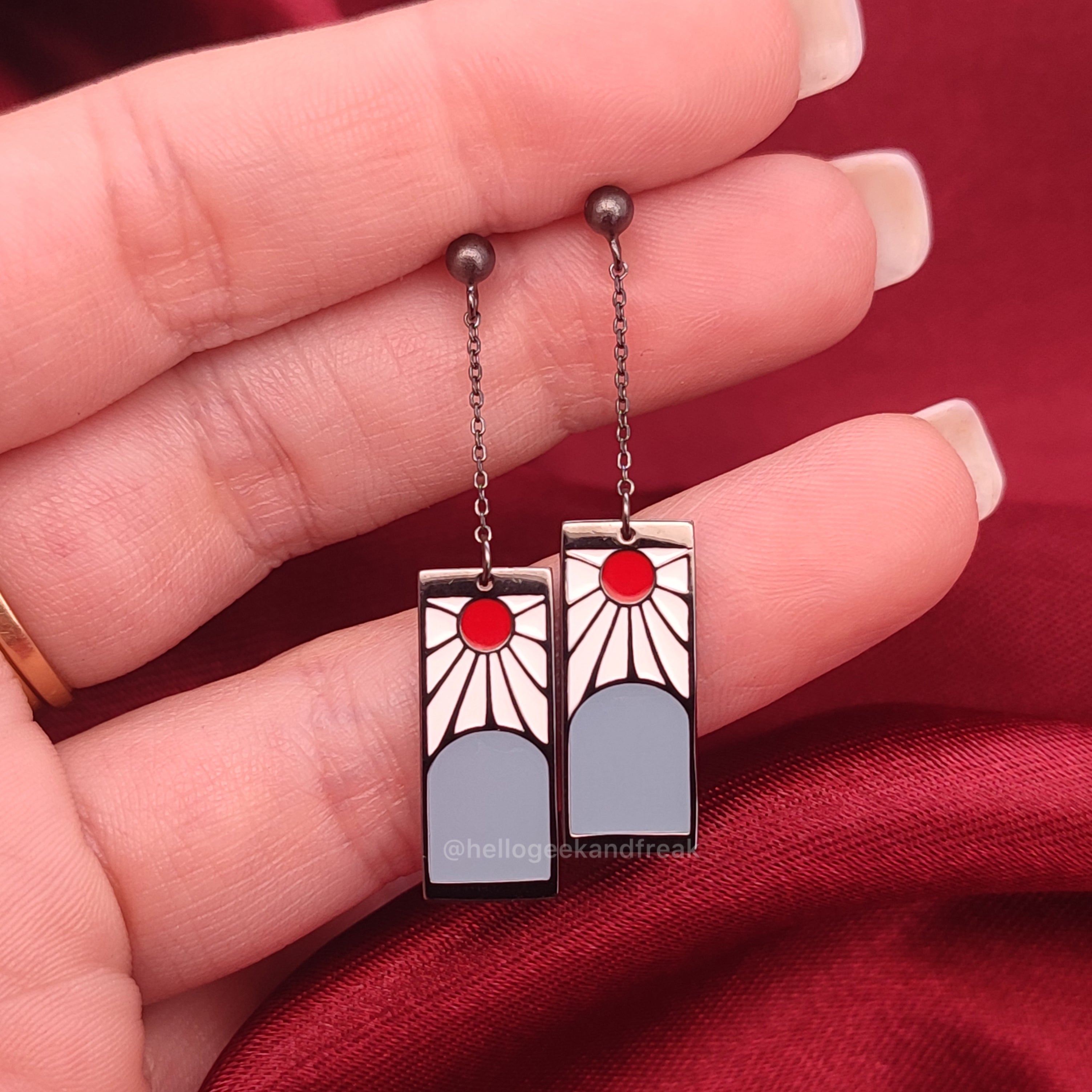 Pendientes Hanafuda
