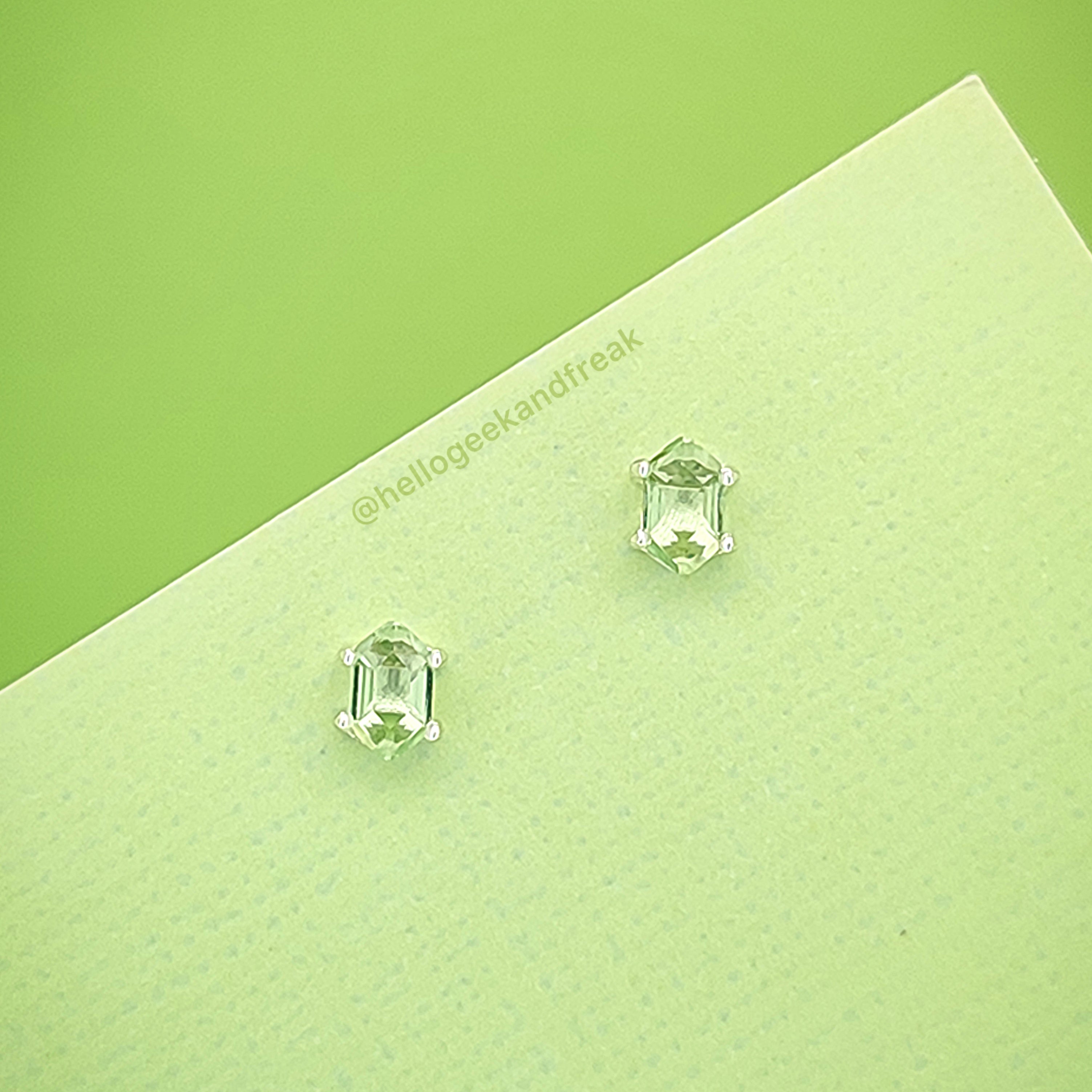 Pendientes Rupia Verde