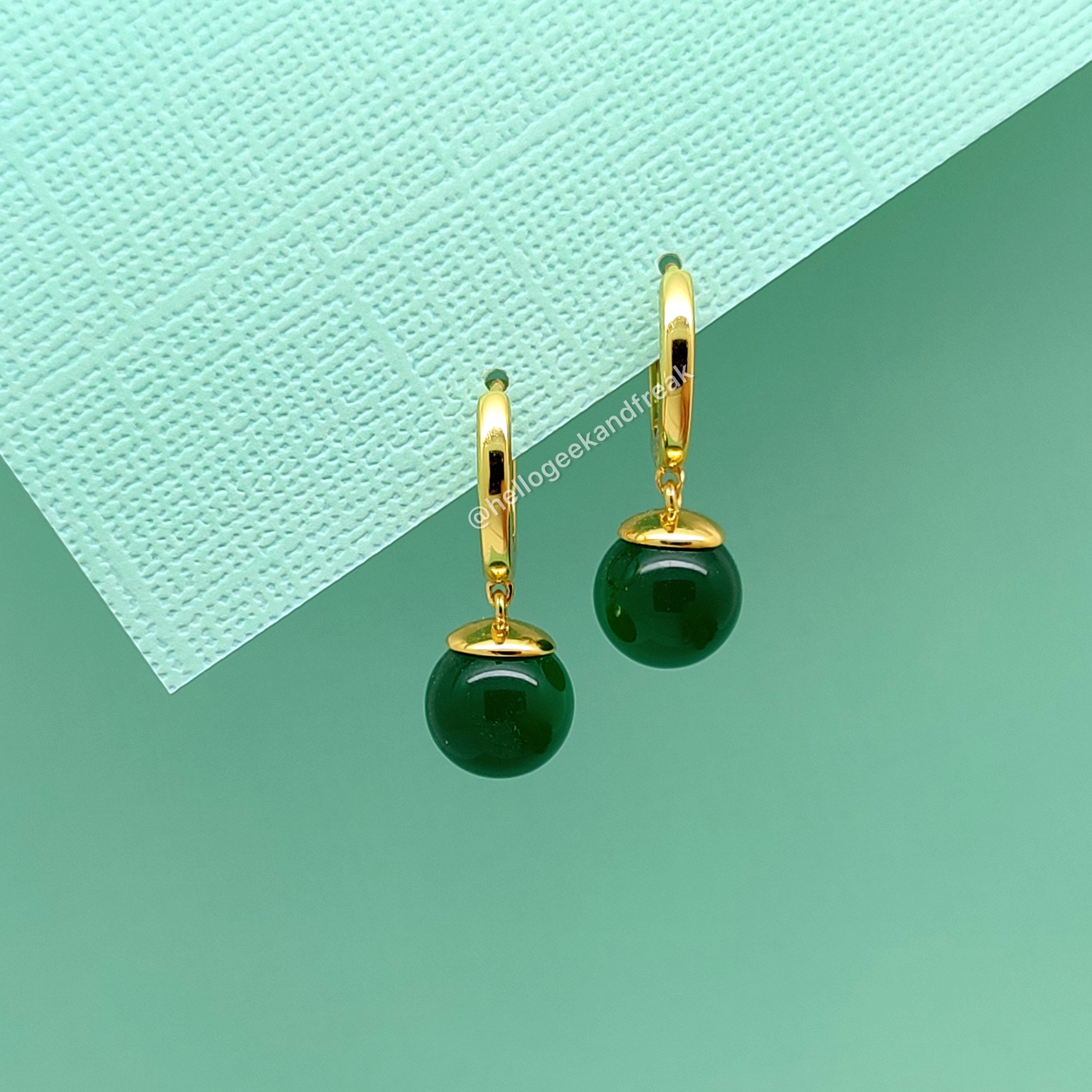 Pendientes Fusión Verdes