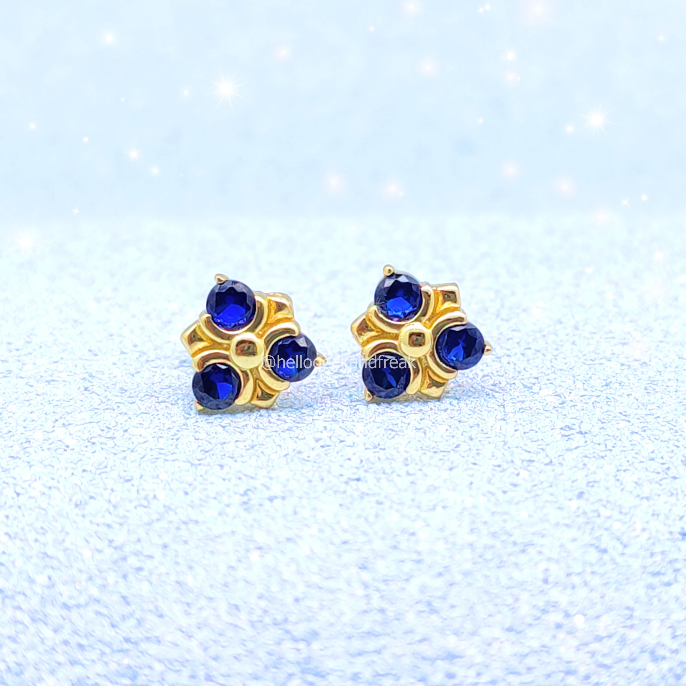 Pendientes Piedra Espiritual Azul